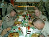 Soldiers, Food Plates, Tables